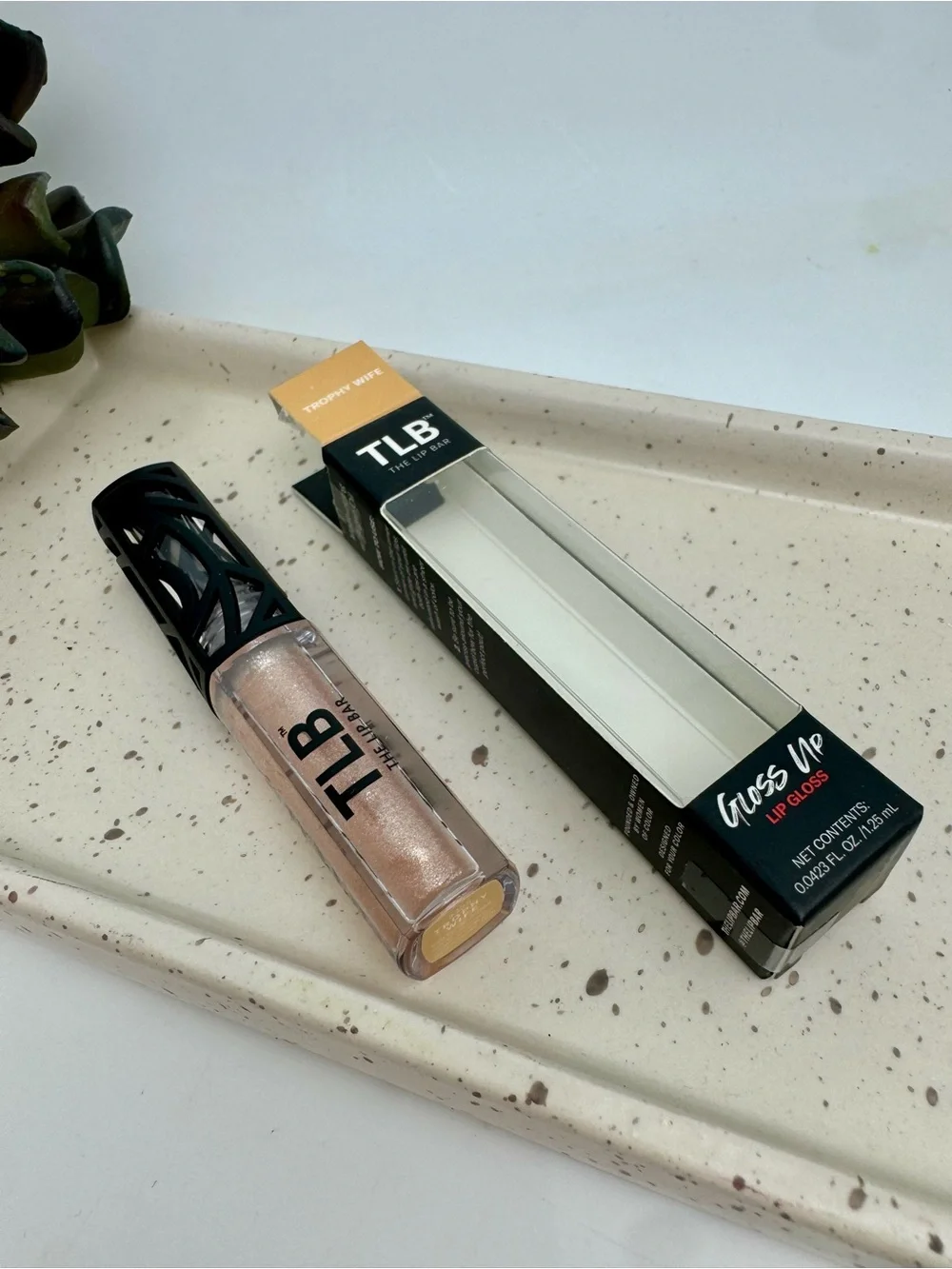 The Lip Bar Beauty Gloss Up Lip Gloss Trophy Wife - Vegan - New In BoX